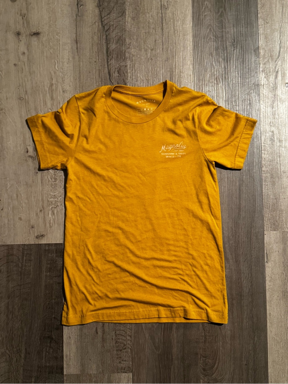 Magnolia Mustard Short-Sleeve Crewneck T-Shirt